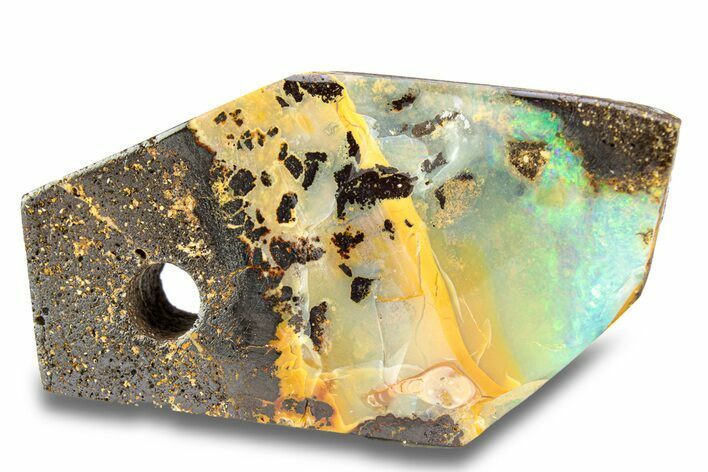 Dreamy Boulder Opal Cabochon - Queensland, Australia #280138